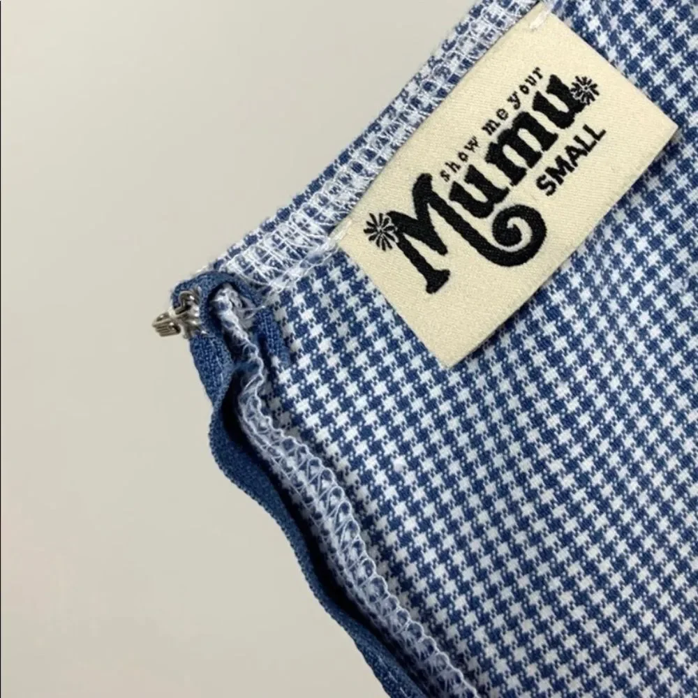 SHOW ME YOUR MUMU Amara Gingham Mini Dress - Picture 11 of 12